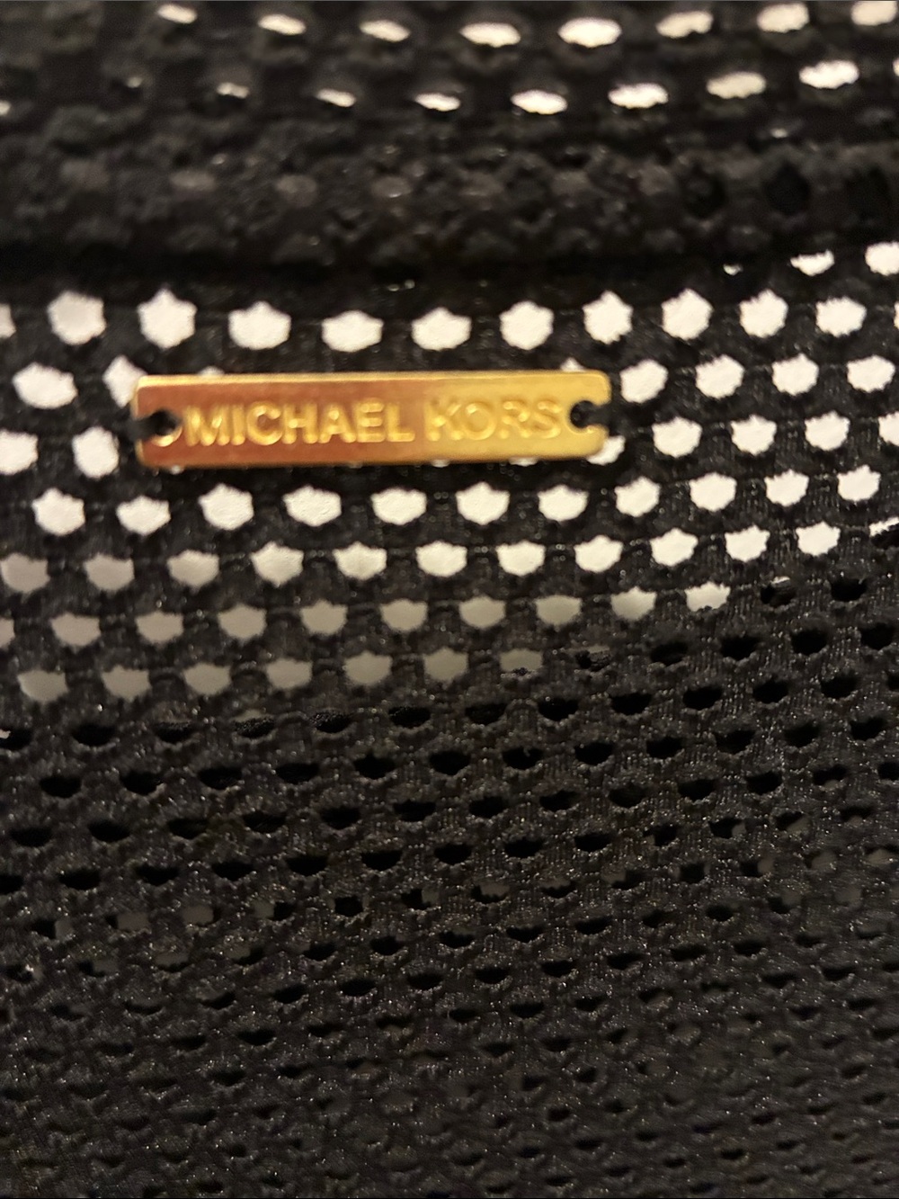 Michael Kors Mesh Yoke Short Sleeve Dress - Picture 3 of 5